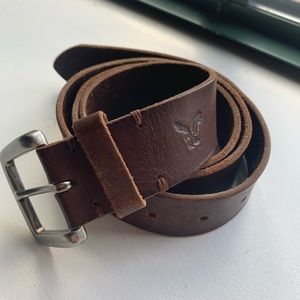 Men’s AE, real leather belt, 37.5” to first hole